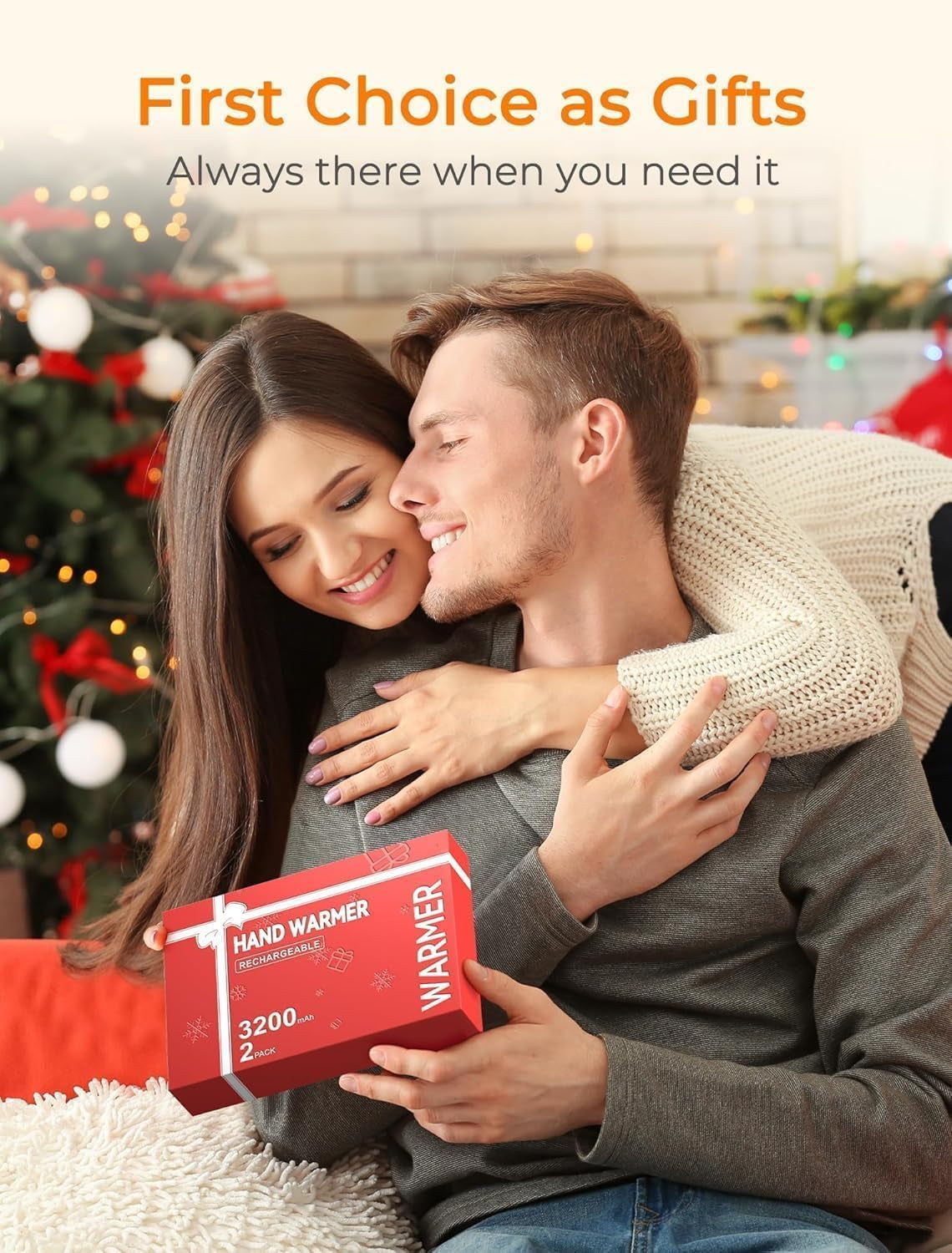 Electric Hand Warmers Rechargeable, Rechargeable Hand Warmer, Portable Hand Warmer for Outdoor Camping Hunting Golf Accessories, Gifts for Women Men