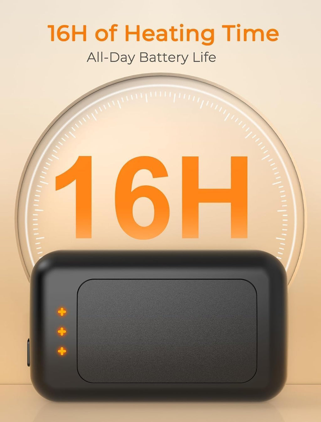 Electric Hand Warmers Rechargeable, Rechargeable Hand Warmer, Portable Hand Warmer for Outdoor Camping Hunting Golf Accessories, Gifts for Women Men