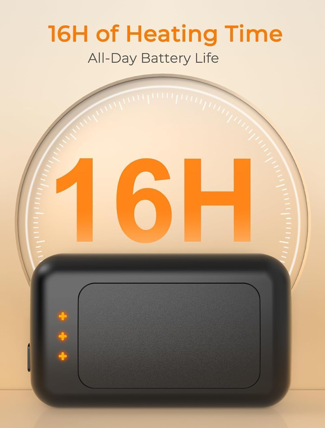 Electric Hand Warmers Rechargeable, Rechargeable Hand Warmer, Portable Hand Warmer for Outdoor Camping Hunting Golf Accessories, Gifts for Women Men